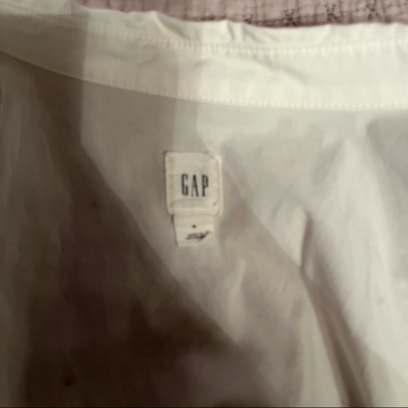 Cotton 3/4 Sleeve Button Down Top - Picture 6 of 7